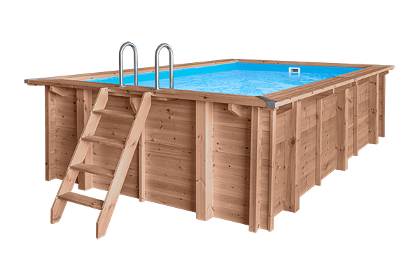 Abatec's Amber Charm Rectangular Wooden Pool